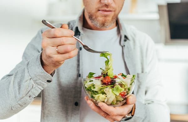 Eating a Salad