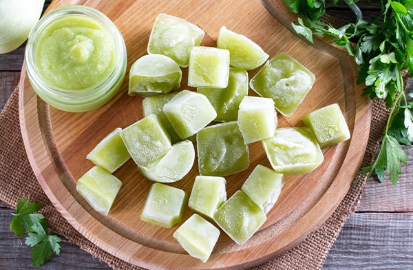 Sliced Frozen Zucchini