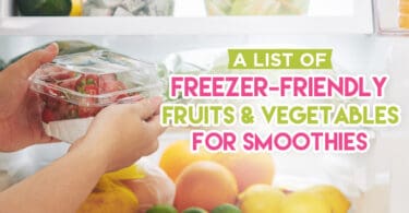 Freezer Friendly Fruits Vegetables