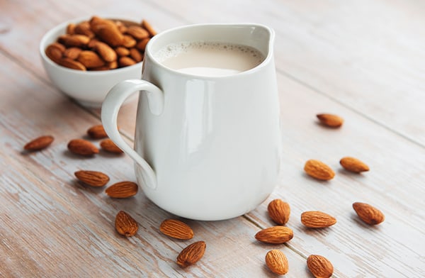 Almond Milk Glass