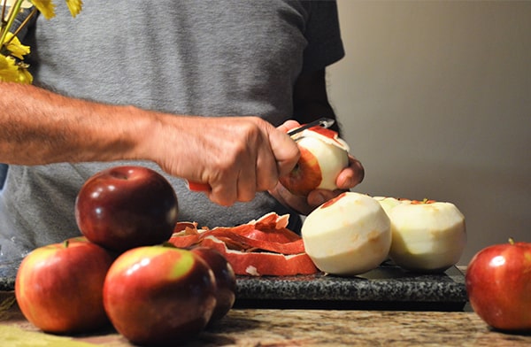 Peeling an Apple