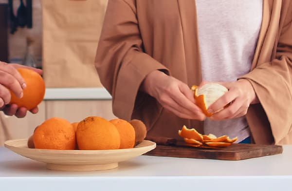 Peeling an Orange