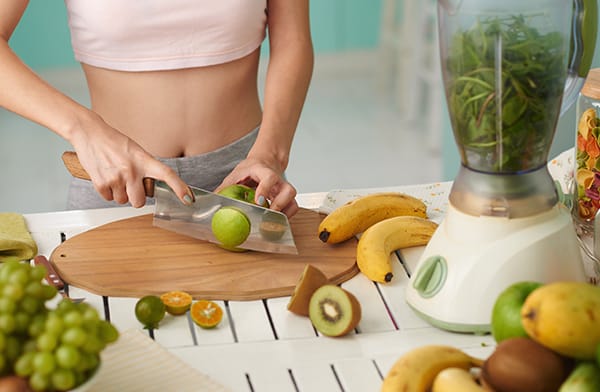 Slicing Smoothie Fruits