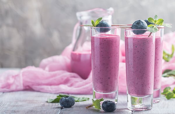 Smoothies With Blueberries