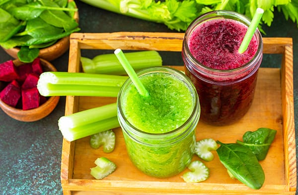 Smoothies With Green Veggies