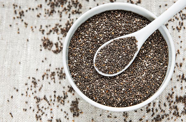 Bowl of Chia Seeds