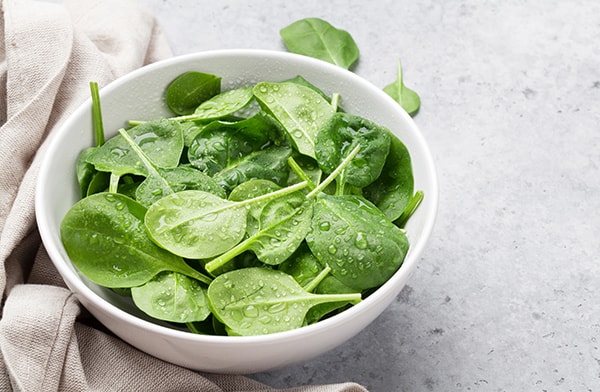 Bowl of Spinach