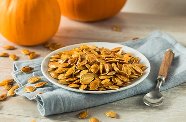 Plate of Pumpkin Seeds