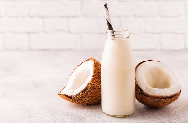 Glass of Coconut Milk